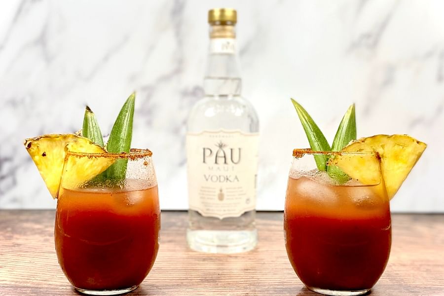 Bacon infused Bloody Mary