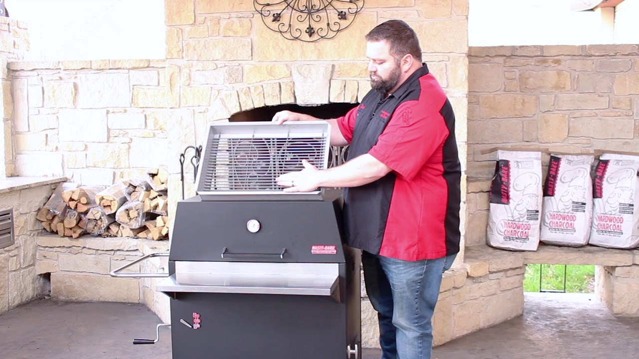 measuring charcoal for grilling