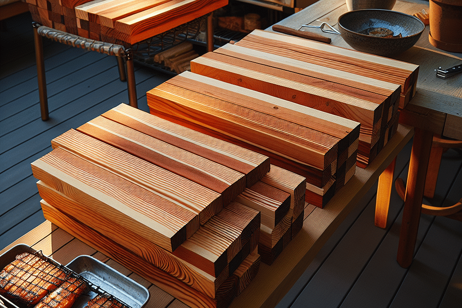 Cedar planks for grilling