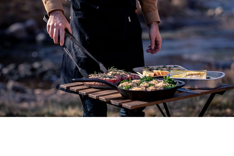 Grill tongs stainless steel