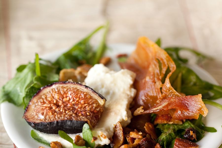 grilled figs with ricotta