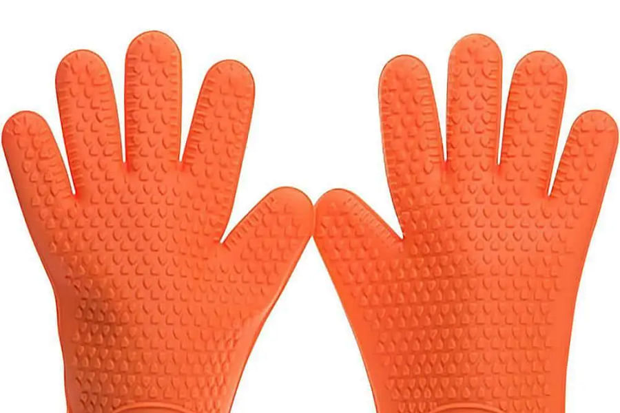 silicone BBQ gloves
