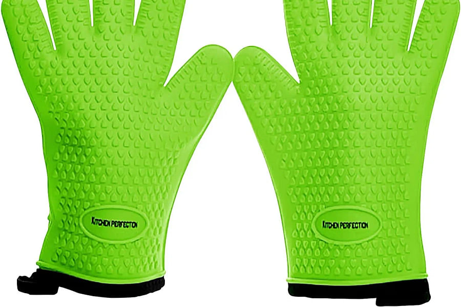 silicone grilling gloves