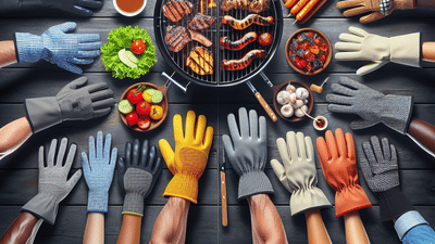 Grilling Gloves Showdown: Finding the Best Pair to Protect Your Hands During a BBQ Session
