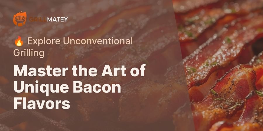 Master the Art of Unique Bacon Flavors - 🔥 Explore Unconventional Grilling