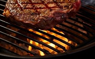 Can you provide a tutorial on grilling ribeye using indirect heat on a gas grill?