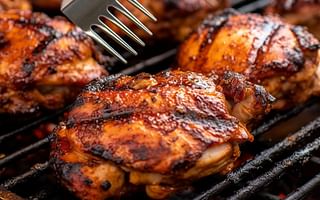How can I grill chicken thighs effectively?