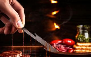 How can I prevent overcooking or burning meat on the grill?