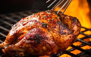 How do you properly season and grill a perfectly juicy and tender chicken leg?