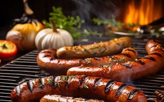 What are some tips for grilling bratwurst to perfection?