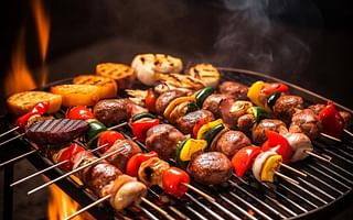 What are some top tips for using a charcoal BBQ grill?