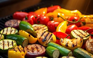 What are the best practices for grilling vegetables on a cedar plank?