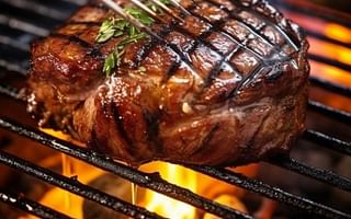 What is the optimal method for grilling bacon-wrapped filet mignon?